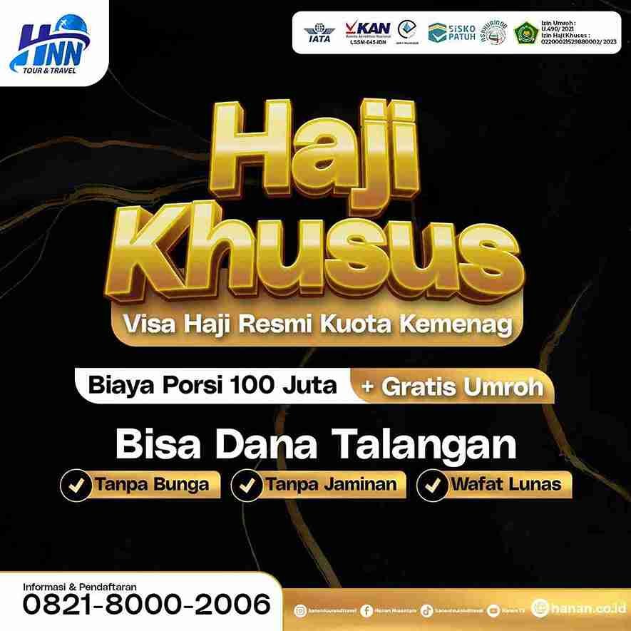 Biaya Haji Khusus Resmi