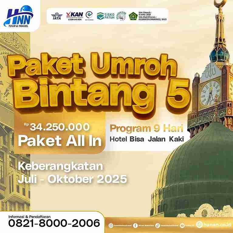 Paket Umroh Bintang 5