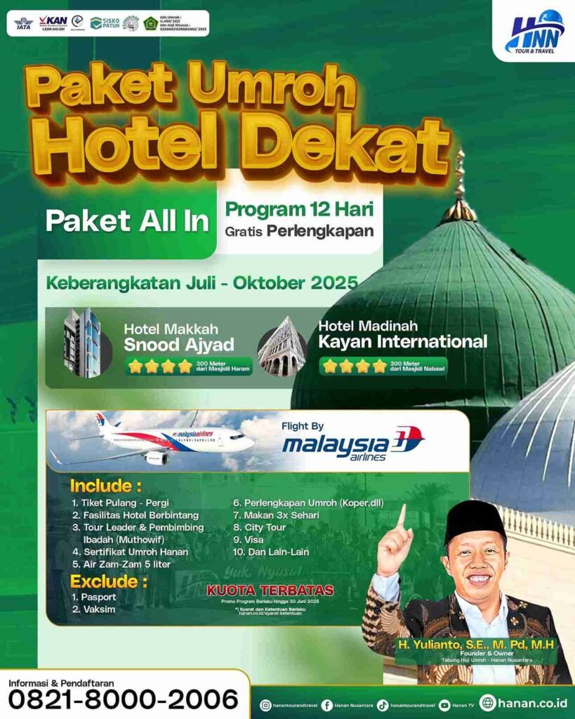 Paket Umroh Bintang 4 Hemat